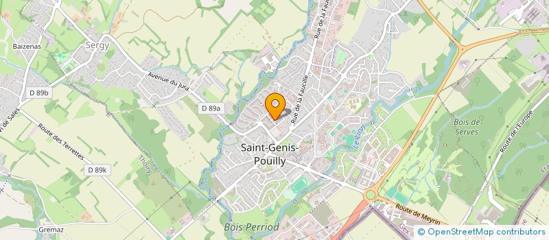 localisation de l'entreprise ANTONICELLI à SAINT-GENIS-POUILLY
