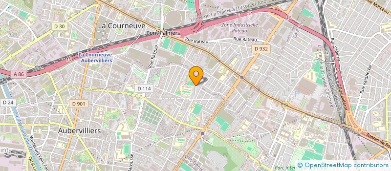 localisation de l'entreprise ANTONIETTI PICOTIN à AUBERVILLIERS