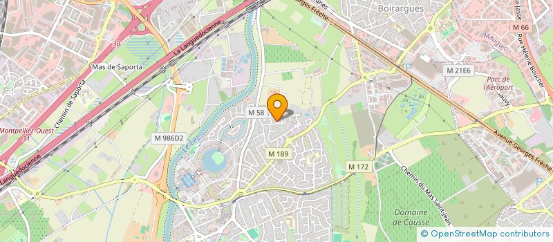 localisation de l'entreprise ANTONIN à LATTES