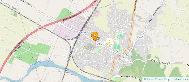 localisation de l'entreprise ANTONIN  LIVRON-SUR-DROME