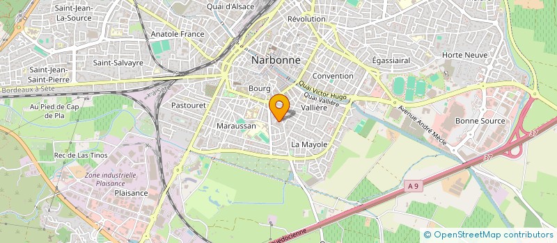 localisation de l'entreprise ANTONIN  NARBONNE
