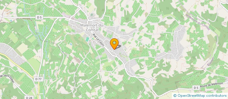 localisation de l'entreprise ANTONIN  MALEMORT-DU-COMTAT