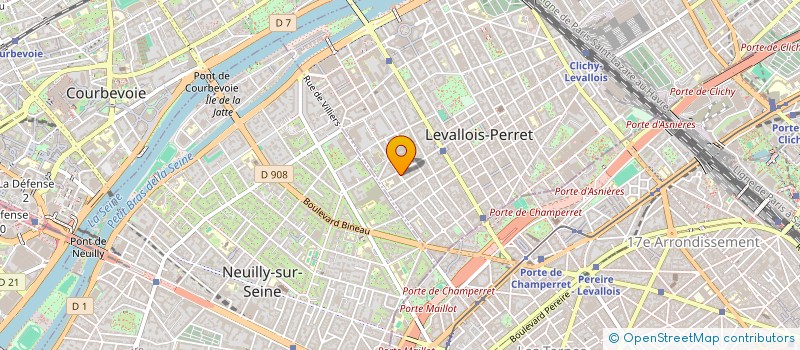 localisation de l'entreprise ANTONIN BECQUET CONSEIL à LEVALLOIS-PERRET