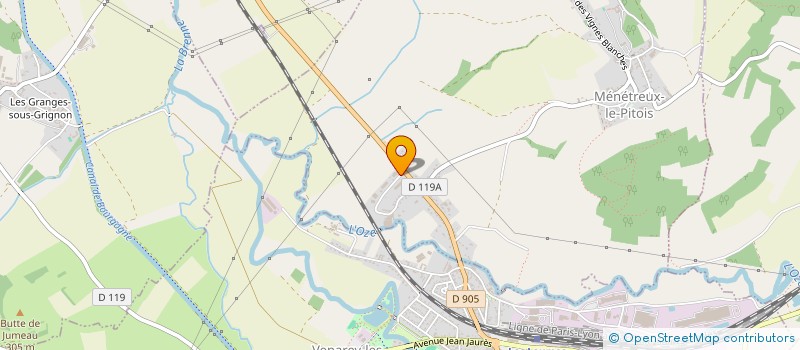 localisation de l'entreprise ANTONIN FRANCE  MENETREUX-LE-PITOIS