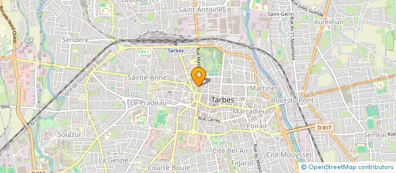 localisation de l'entreprise ANTONIN MASSEY  TARBES