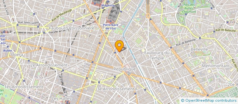 localisation de l'entreprise ANTONINI ARCHITECTE & ASSOCIES  PARIS