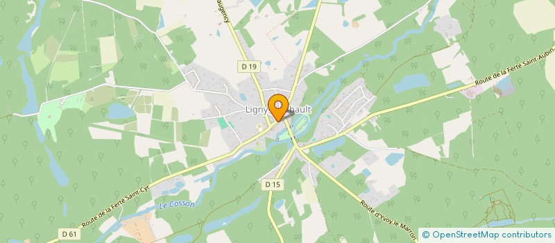 localisation de l'entreprise ANTONIO à LIGNY-LE-RIBAULT