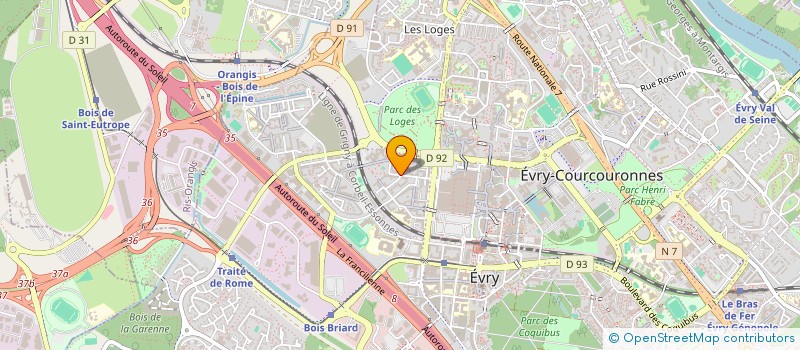localisation de l'entreprise ANTONIO.BAT à EVRY-COURCOURONNES