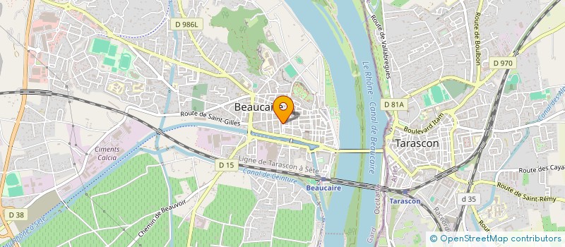 localisation de l'entreprise ANTONIO CARRELEUR  BEAUCAIRE