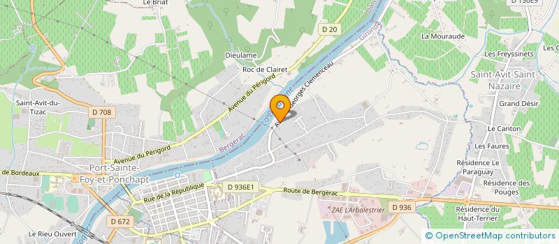 localisation de l'entreprise ANTONIO CONTINS  PINEUILH