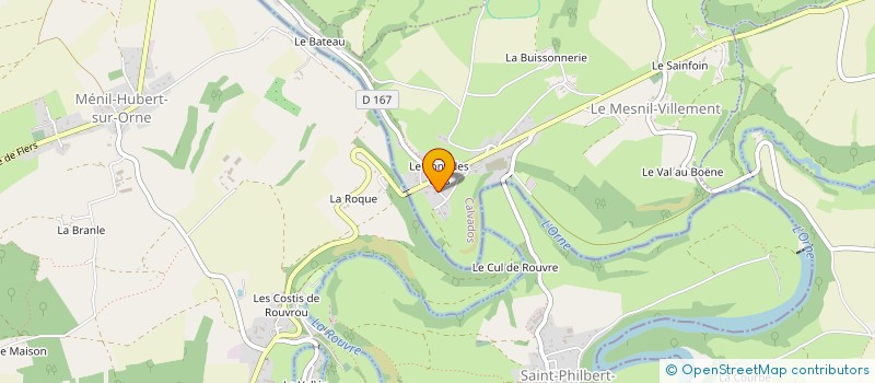 localisation de l'entreprise ANTONIO DA SILVA à MESNIL-VILLEMENT (LE)