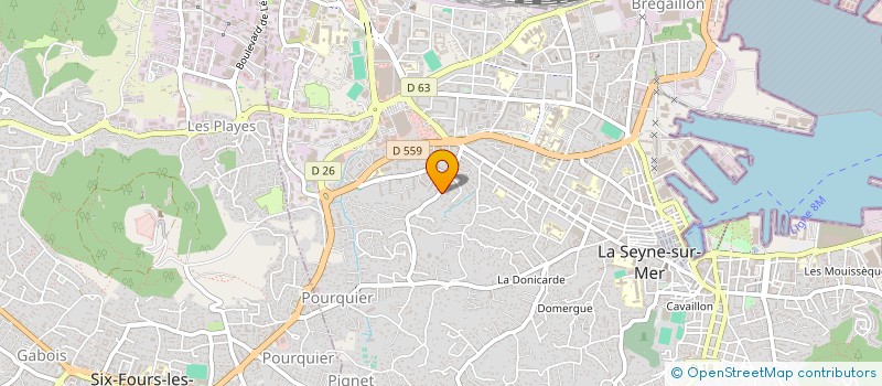 localisation de l'entreprise ANTONIO SIRICA DEPANNAGE EURL  LA SEYNE-SUR-MER