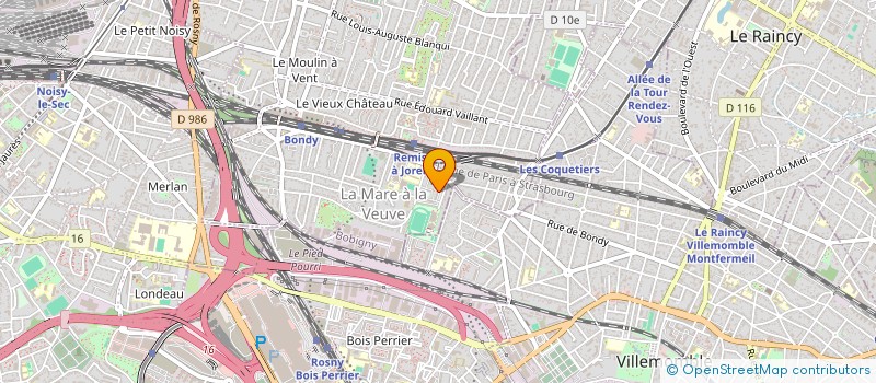 localisation de l'entreprise ANTONIOSERVICES  BONDY