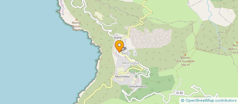 localisation de l'entreprise ANTONMATTEI PAOLI à MORSIGLIA