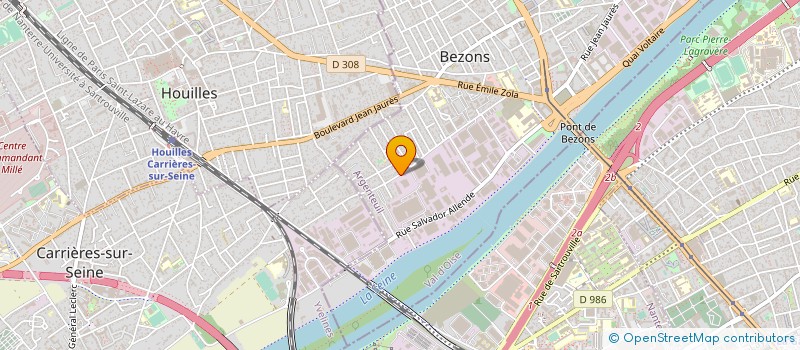localisation de l'entreprise ANTONUTTI - DELMAS à BEZONS