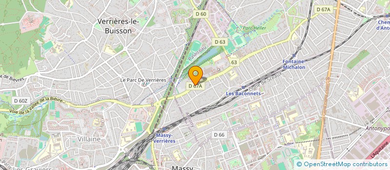 localisation de l'entreprise ANTONY à ANTONY