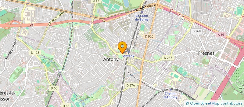 localisation de l'entreprise ANTONY AGENCE DE LA GARE à ANTONY