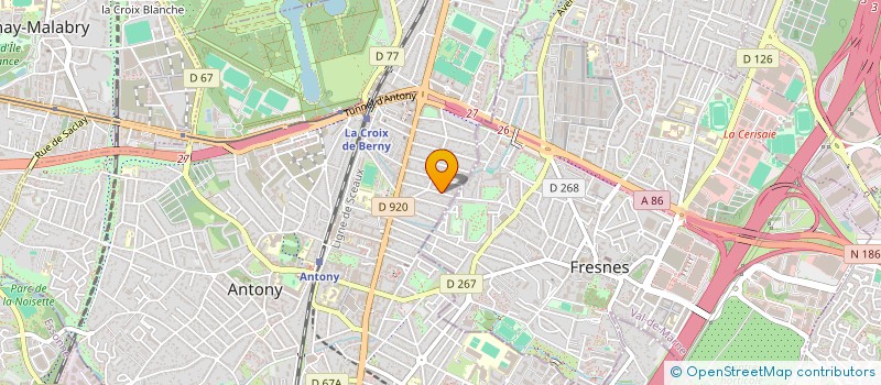 localisation de l'entreprise ANTONY BATIMENTS à ANTONY