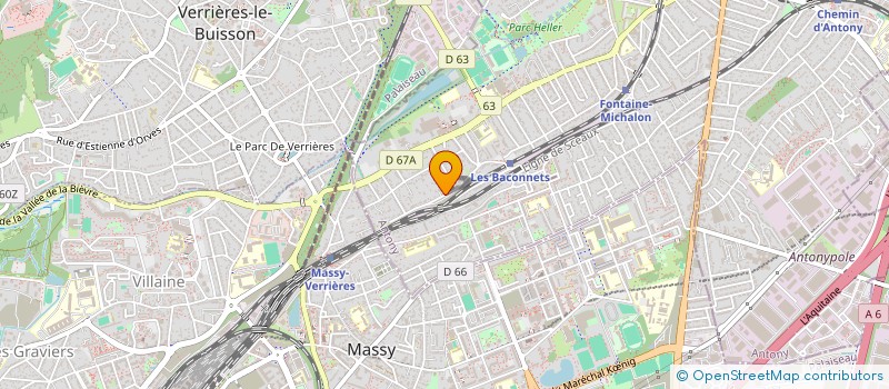 localisation de l'entreprise ANTONY FOOT EVOLUTION à ANTONY