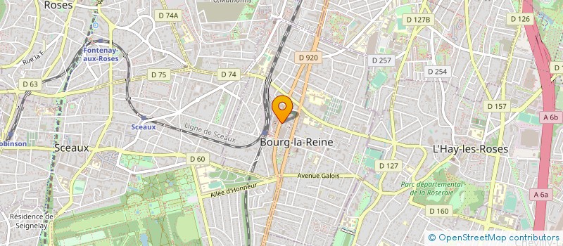 localisation de l'entreprise ANTONY GABRIEL PERI à BOURG-LA-REINE