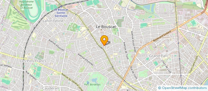localisation de l'entreprise ANTONY LAFARGE  LE BOUSCAT