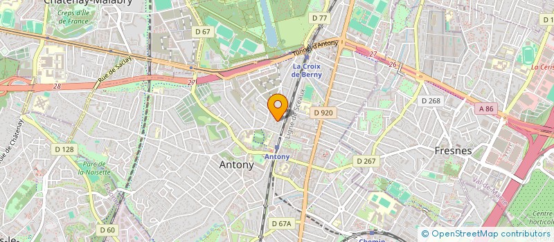 localisation de l'entreprise ANTONY PROVIDENCE à ANTONY