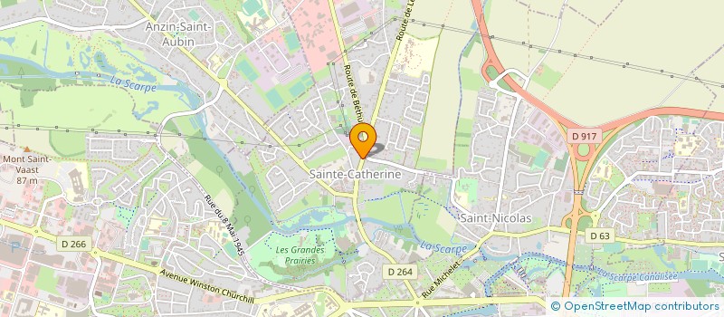 localisation de l'entreprise ANTONY THERY PEINTURE  BAILLEUL-SIR-BERTHOULT