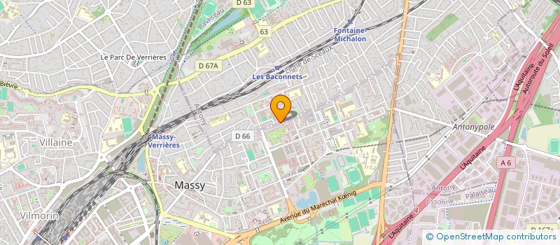 localisation de l'entreprise ANTONY WATER POLO à ANTONY