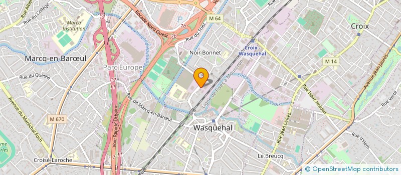 localisation de l'entreprise ANTONY WATINE à WASQUEHAL