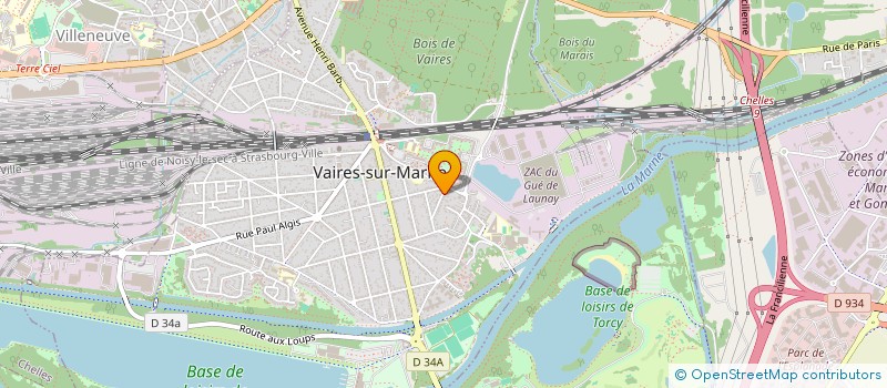 localisation de l'entreprise ANTORI  VAIRES-SUR-MARNE