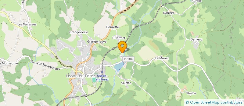 localisation de l'entreprise ANTOSADES  USSON-EN-FOREZ