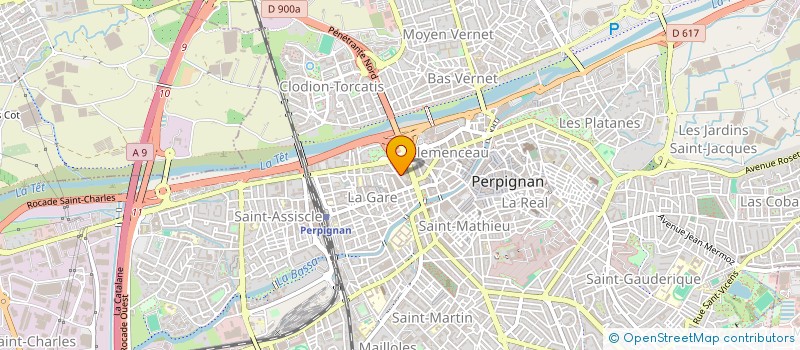 localisation de l'entreprise ANTOSAM  PERPIGNAN