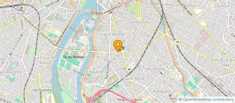localisation de l'entreprise ANTRACITE  TOULOUSE