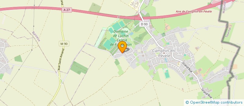 localisation de l'entreprise ANTRACIV à CAMPHIN-EN-PEVELE