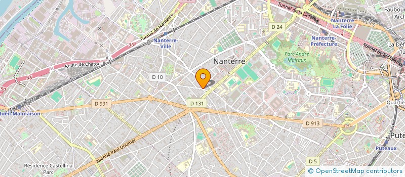 localisation de l'entreprise ANTRADA  NANTERRE