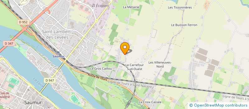 localisation de l'entreprise ANTRAPLOA à SAUMUR