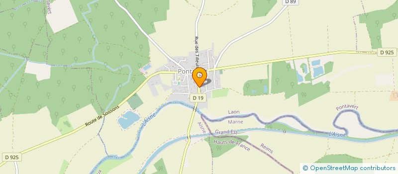 localisation de l'entreprise ANTRAXE à PONTAVERT