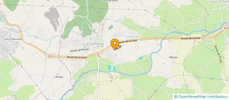 localisation de l'entreprise ANTRE DES AUTEURS ARDECHOIS (L')  CHOMERAC