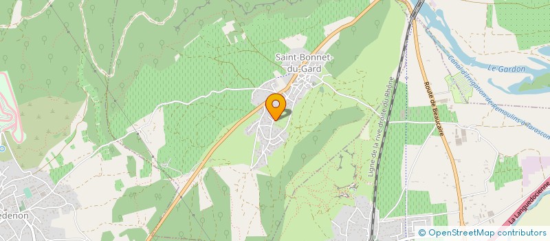localisation de l'entreprise ANTRE DU DRAGON  SAINT-BONNET-DU-GARD