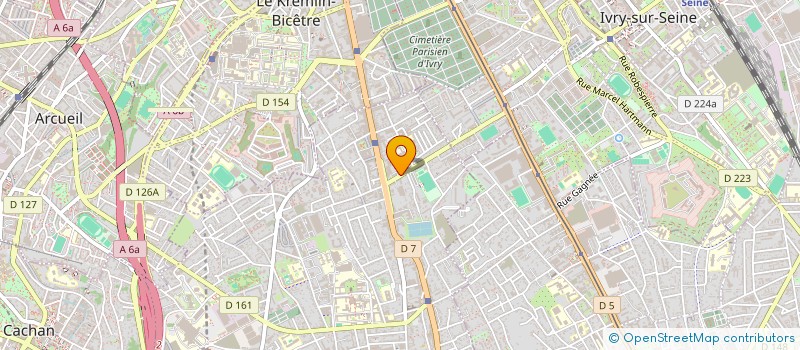 localisation de l'entreprise ANTREBLOC  VILLEJUIF