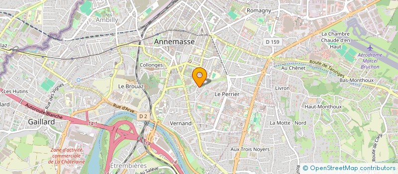 localisation de l'entreprise ANTREMAT MACONNERIE à ANNEMASSE