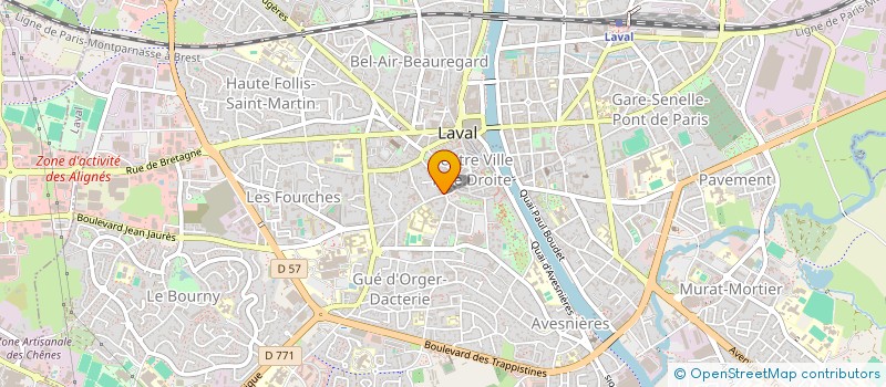 localisation de l'entreprise ANTREPOTES à LAVAL