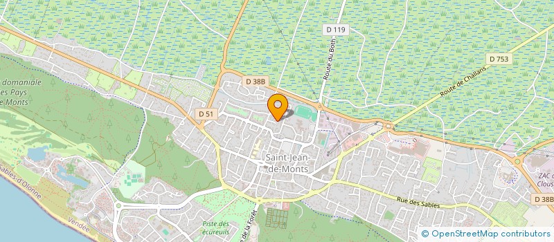 localisation de l'entreprise ANTREPRISE FJMD  SAINT-JEAN-DE-MONTS