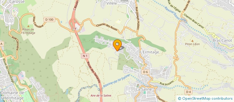 localisation de l'entreprise ANTROPIC ARCHITECTURE  SAINT-PAUL