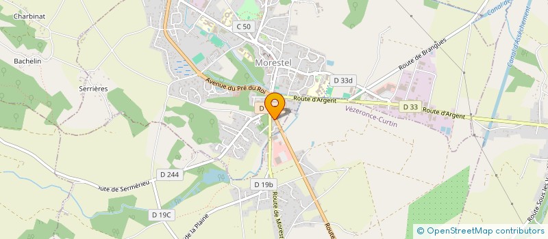 localisation de l'entreprise ANTS à MORESTEL