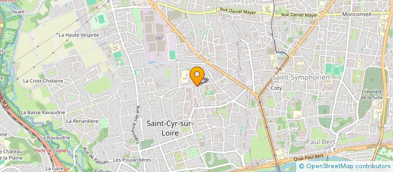 localisation de l'entreprise ANTTEUL ASSOCIATION  SAINT-CYR-SUR-LOIRE