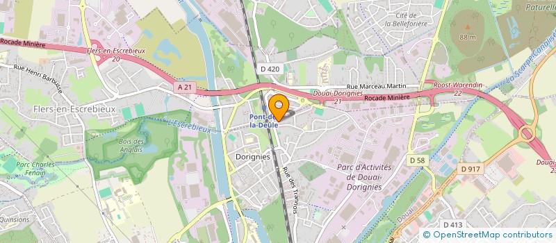 localisation de l'entreprise ANTTIM RENOV à DOUAI