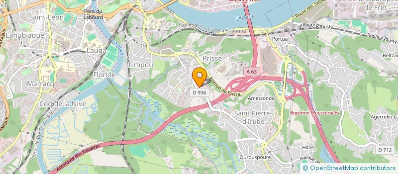 localisation de l'entreprise ANTTON ETCHE  SAINT-PIERRE-D'IRUBE