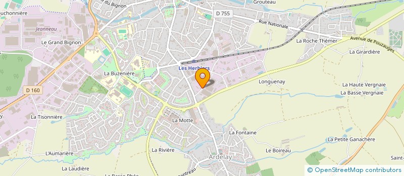 localisation de l'entreprise ANTTUR à LES HERBIERS
