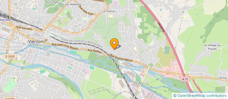 localisation de l'entreprise ANTUNES  VIERZON